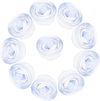Rubberen Afvoerplug - Waterdichte Stopper - Dweilbak Afsluiten - Praktisch Ontwerp - 10 Stuks - Transparant