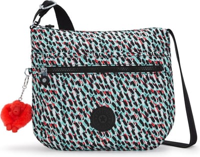 kipling Schoudertas Basic Print Arto Shoulderbag Abstract Print Veelkleurig