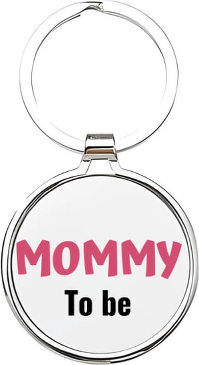 Akyol - mommy to be Sleutelhanger - Mama - aanstaande moeder - moeder sleutelhanger - mama sleutelhanger - sleutelhanger mam - familie sleutelhanger - moederdag cadeautje - mama cadeau - mom - stiefmoeder - schoonmoeder - mothersday - 4 x 7,5 CM