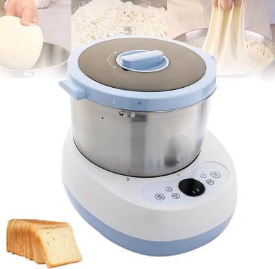 Deegmixermachine - Keukenmixer - Bakken Thuis - Constante Temperatuur Fermentatie - 5 Liter Kom - Blauw