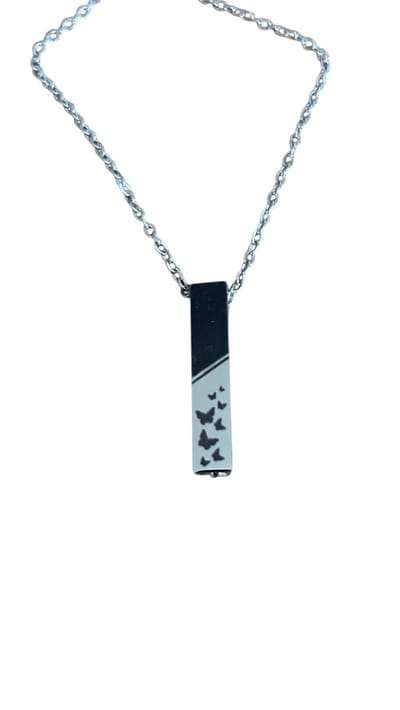 Bijoux by Ive - Rechthoekige Ashanger met Vlinders