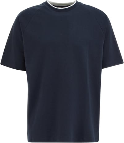 WE Fashion Heren boxy fit T-shirt