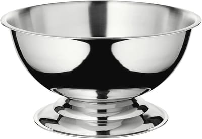Set van 2 Champagnekoelers - Verchroomd RVS, Ø 40 cm, H 21 cm