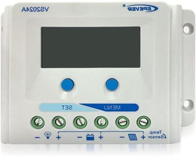 Zonne Laadregelaar - Zonnepaneel Regulator - Accu Laden - Automatische Spanning Herkenning - 20A - One Color