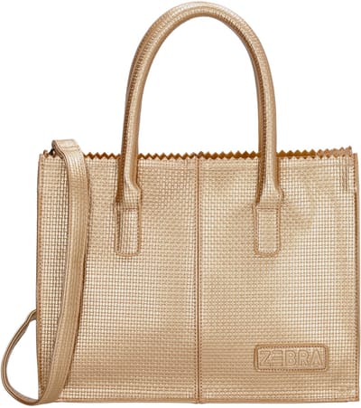 Zebra Trends Sanne Handtas Schoudertas - Goud