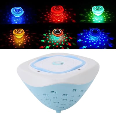 Allecto - Drijvende Zwembadverlichting - Waterdichte Zonne-zwembadverlichting - Geschikt voor zwembadfeestdecoratie - LED verlichting - Batterijgev...