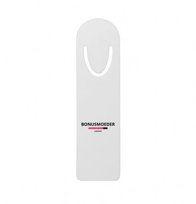 Hacebo® - bonusmoeder loading metalen boekenlegger - ochtendkoffie laden - Moeder cadeautjes - moederdag - verjaardagscadeau - verjaardag - cadeau - geschenk - kado - gift - moeder artikelen Bladwijzer boekenleggers - 12.7 cm x 3.2cm