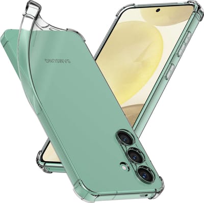 ebestStar - Hoes geschikt voor Samsung Galaxy S24, Silicone Slim Cover Case, Versterkte Hoeken en Randen hoesje, Transparant