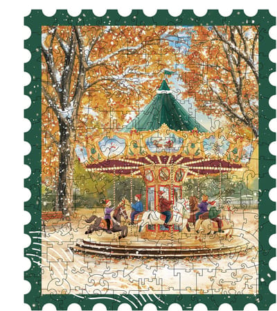 Robotime Golden Autumn Carousel - Rowood Puzzle Paradise - TA008 - Legpuzzel - Puzzel - Herfst - Cadeautip