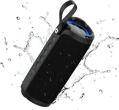 Draagbare luidspreker - Draadloze speaker - Feest en buiten - 30W piekvermogen - 198 cm hoog - Zwart