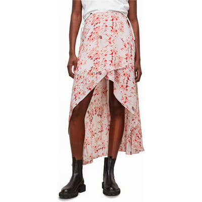 AllSaints Slvina Momo Skirt Pink Taglia: 44 | Minigonne Outlet | Donna | Rosa