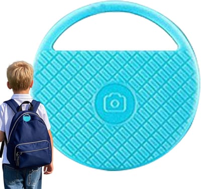 Locatie Tags - Tracker Sleutel - Voorwerpen Vinden - Tweerichtings Alarm - 3.8 x 3.8 cm - Wit Roze Blauw Zwart