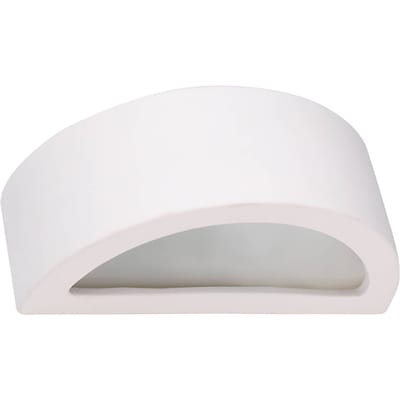 Sollux Lighting Wandlamp Atena - E27 - wit - keramiek - 10x20x9cm