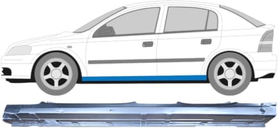 Volledige dorpel voor Opel Astra G 1998-2009 / Links