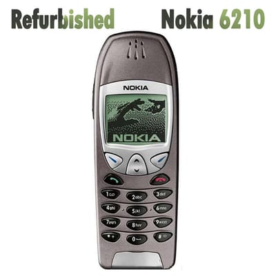 Gereviseerde Nokia Originele Nokia 6210 GSM 900 / 1800 Mobiele Telefoon No charger groen
