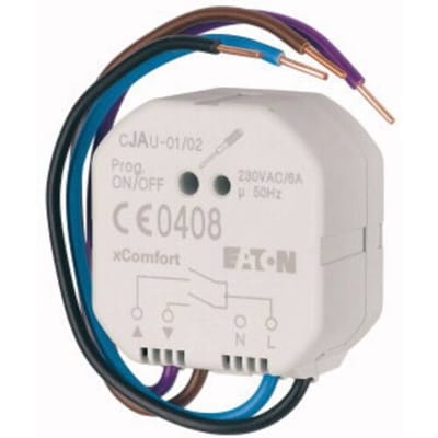 CJAU-01/02 Eaton xComfort Jaloezieactor Schakelvermogen (max.) 1380 W