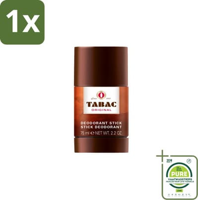 1 x Tabac Original Deodorant Stick 75 ml - Deodorant Stick - Mannelijke Geur - Zweetbescherming - Frisheid - Langdurige Bescherming