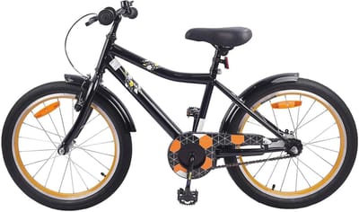 Kinderfiets - Jongensfiets Meisjesfiets - Avontuurlijke Ritjes - Verstelbaar Stuur Zadel - 137 cm - Zwart