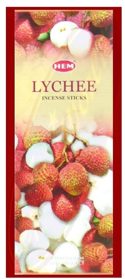 HEM Wierook - Lychee - Slof (6 pakjes/120 stokjes)