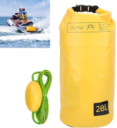 Dailygoods- Zandankersysteem Waterdicht - Zandankerzak 20L - Drijvend Touw - Stabilisatie voor Boot/Kajak - Heavy-Duty PVC-Materiaal - Geschikt voor Paddle Boards - Zandanker
