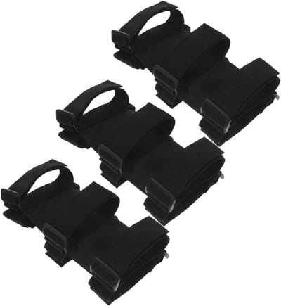 Brandblusser Bevestiging - Voertuig Houder - Veiligheid Onderweg - Verstelbare Universele Pasvorm - 40 x 23 x 5 cm - Zwart