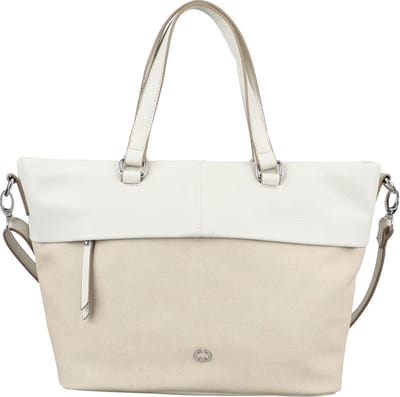 GERRY WEBER Handtas Schoudertas Keep In Mind Hand Bag MHZ Oyster Gray Crème