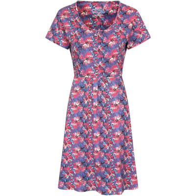 Mountain Warehouse Dames Essentials Lora Flowers Skater Jurk (Rood)