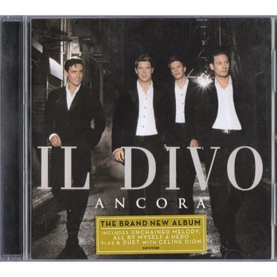 CD IL DIVO - Ancora 82876731062 Syco Music, Son 2005 Europa Pop Gebruikt white
