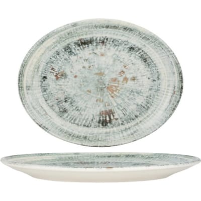 Bonna Serveerschaal - Odette - Porselein - 36x28 cm - set van 2