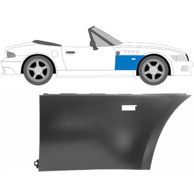 Voorste spatbord voor BMW Z3 1995-2003 / Rechts / COUPE / ROADSTER