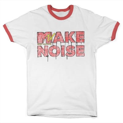 MTV Heren Tshirt -S- Make Noise Wit