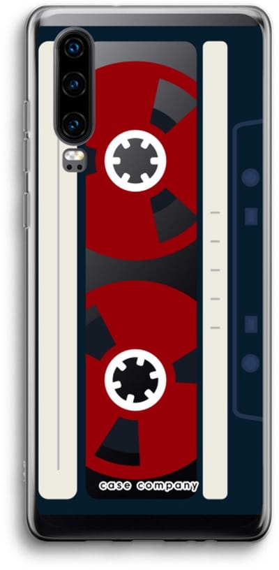Case Company® - Hoesje geschikt voor Huawei P30 hoesje - Here's your tape - Soft Cover Telefoonhoesje - Bescherming aan alle Kanten en Schermrand