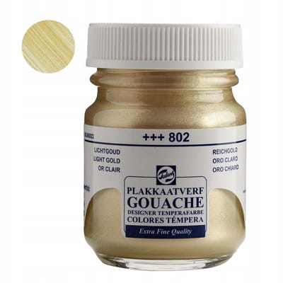 Talens Gouache Verf Extra Fijn 50 ml - Licht Goud
