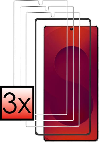 Screenprotector - 3 stuks - Geschikt voor Samsung Galaxy S25 Ultra - Met Installatie Frame - Beschermglas - Gehard Glas - Tempered Glass - Screen Protector - Inclusief Montage Kit