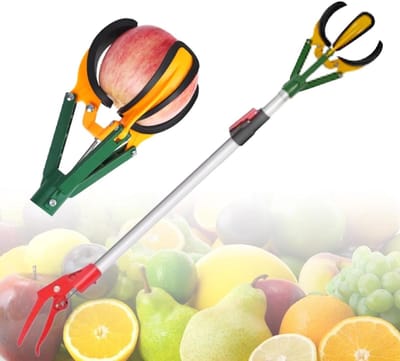 Fruitplukker Stok - Fruit Opraper - Fruit Oogsten - Verstelbare Lengte - Tot 1.5 Meter - Metaal