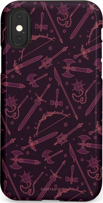 Casetastic Hoesje Geschikt voor Apple iPhone X/Xs - Stijlvolle Beschermende Duo-layer Case - Morgenster