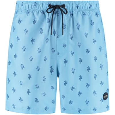 Men MIKE swim shorts 7 inch sketched coral