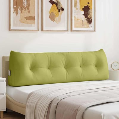 vidaXL - Rugkussen - Lichtgroen - 160 - x - 24 - x - 50 - cm - Stof