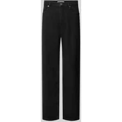 baggy fit jeans met knoopsluiting