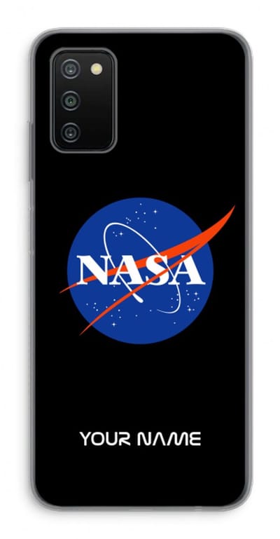 Gepersonaliseerd - Case Company® - Hoesje geschikt voor Samsung Galaxy A03S hoesje - NASA - Soft Cover Telefoonhoesje - Bescherming aan alle Kanten en Schermrand