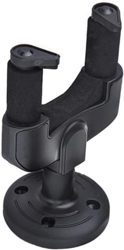 Gitaar Muurbeugel - Gitaarhanger - Instrumenten Opbergen - Automatisch Sluitend - 2 Stuks - Zwart