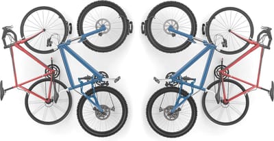Fiets Muur Hanger - Ruimtebesparende Fiets Rek voor Garage - Pack van 4