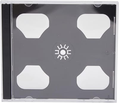 Allecto - Double CD Case - Set van 5 - Milky Plastic - Geschikt voor 2 Disc Capaciteit - Bescherming voor je muziek - Compact - Duurzaam - Voor CD'...