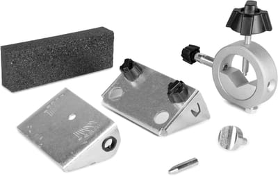 Houtbewerking Slijpkit - Gereedschap slijpen - Beitels scherp maken - 3-delige set - 8 en 10 inch - Zilver