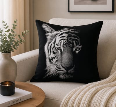 Velvet Majestic Tigers Collectio Kussenhoes - 45x45 cm