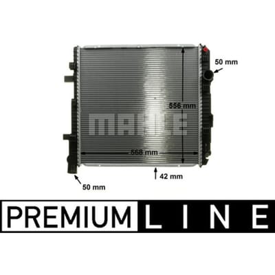 Radiator, motorkoeling MAHLE CR 662 000P