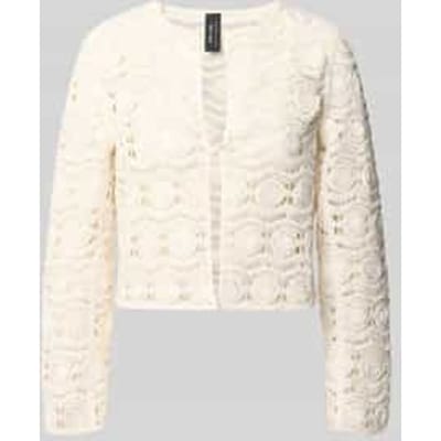 Blazer van gehaakt kant met knoopsluiting