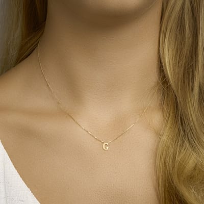 Collier Letter 40 - 42 - 44 Cm