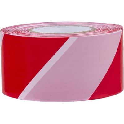 Portwest afzetlint Rood/wit 500m
