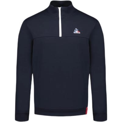 Le Coq Sportif Tri Sp N°1 Sweatshirt Met Halve Rits Blauw S Man